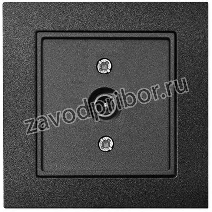 Розетка Телевизионная Оконечная (TV) Антрацит LIREGUS EPSILON