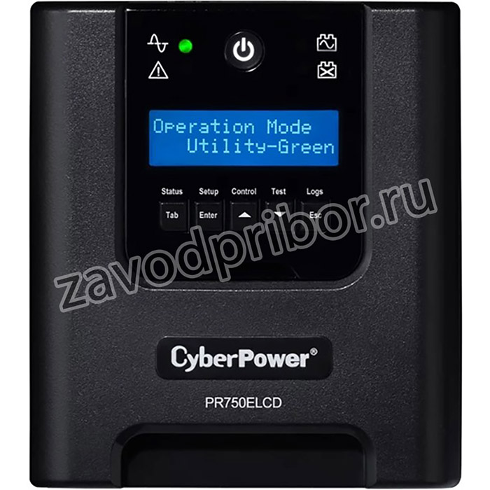 Источник бесперебойного питания CyberPower PR750ELCD Line-Interactive 750VA/675W USB/RS-232/EPO/SNMPslot (6 IEC С13)