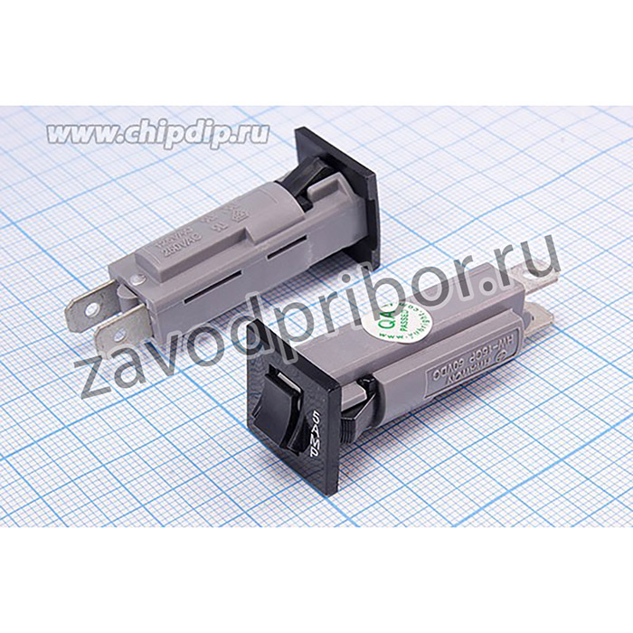 Автомат защиты HW-15CP, 5А,250В,HW-15CP; пред авт HW-15CP\ 5,0А\250В\\пл\ 2T\HW-15CP\ПКн
