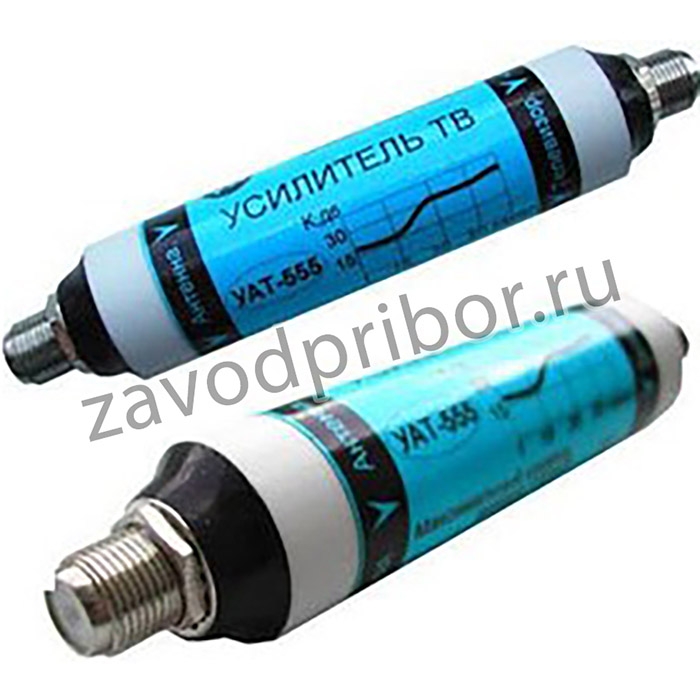 Антенный усилитель МВ-ДМВ, металлический корпус, гнездо F, 25дБ, 12В, УАТ-555; ант усил МВ-ДМВ\гнF\25дБ\ 12В\\УАТ-555