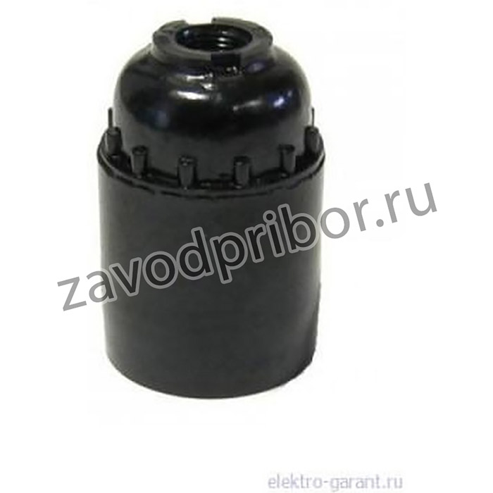 Патрон карболитовый подвесной E27 M12 черн. TOKOV ELECTRIC TKE-C05-PKB-27-12