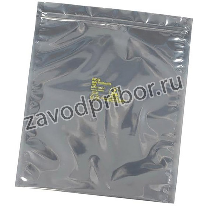 30048, Anti-Static Control Products Static Shield Bag, 1000 Series Metal-In Zip, 4X8, 100 Ea