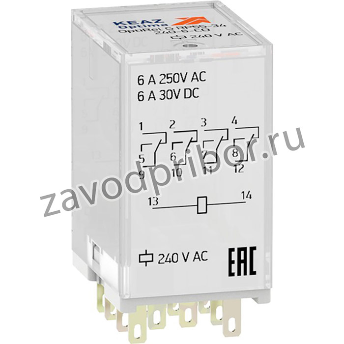 281115, Реле промежуточное OptiRel G RP55-34-240-6-CO