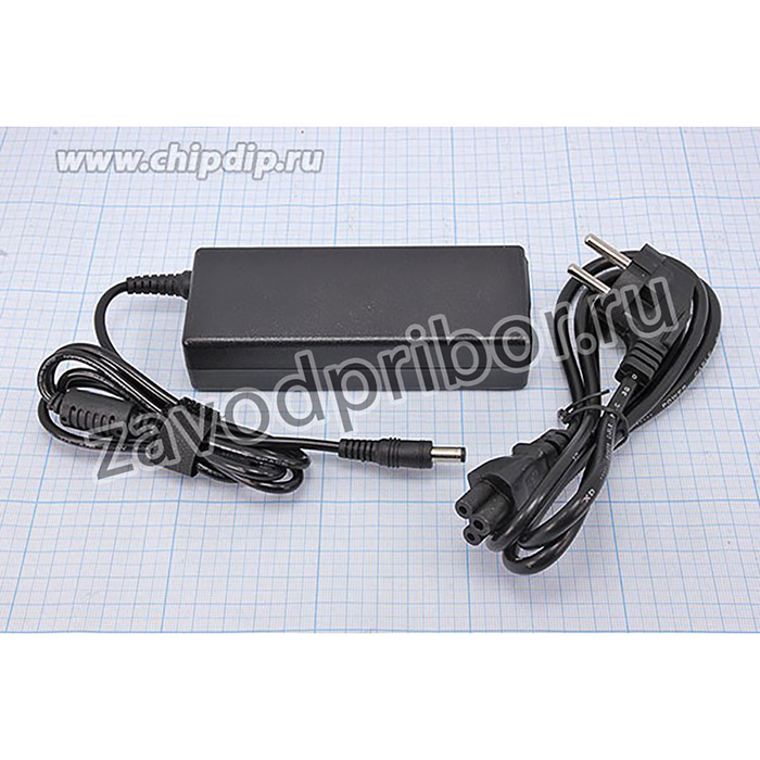 Сетевой адаптер 19В/4,74А настольный , штекер внешним диаметром 5.5мм и внутренним диаметром 2.5мм , \-C+\стабил,импульсн со шнуром; БП\ 19