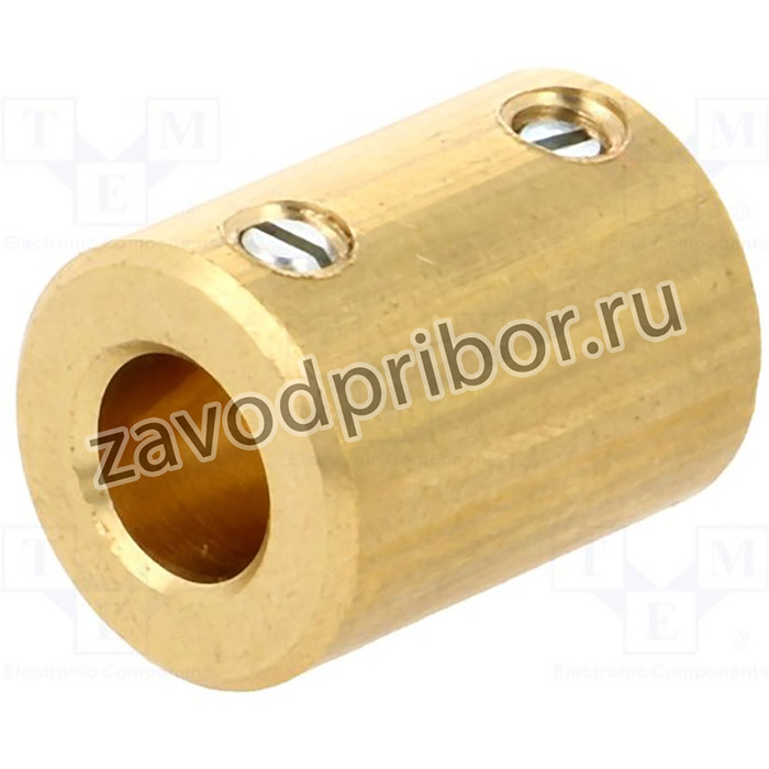 GA720.64, Adapter; латунь; Oоси: 6мм; медный; Ось: гладкая