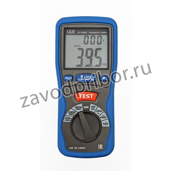 DT-5500, Цифровой тестер изоляции (Госреестр РФ)