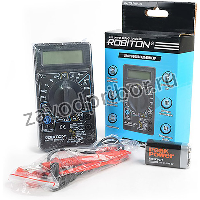 ROBITON MASTER DMM-100 BL1, Мультиметр