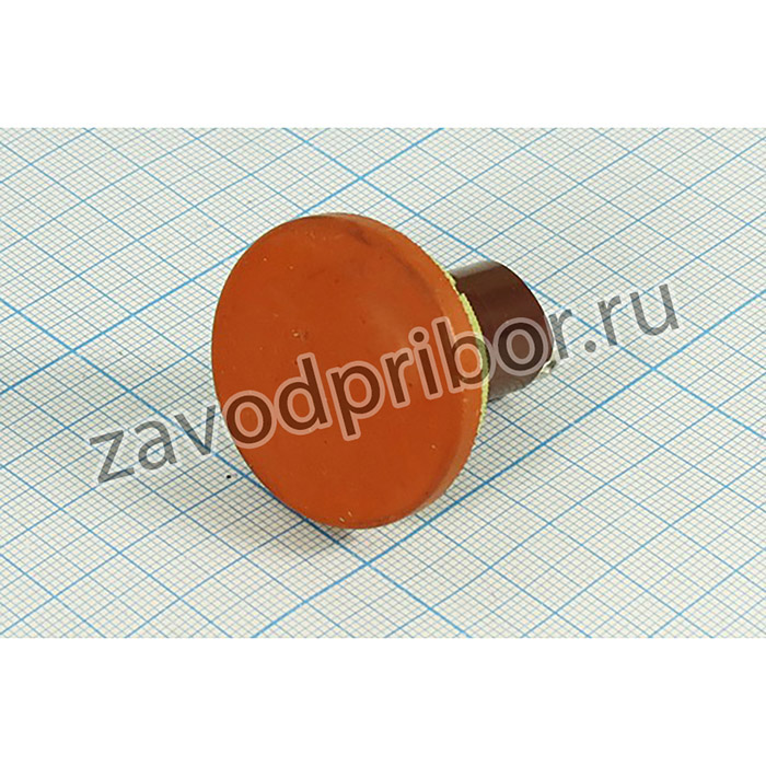 Переключатель кнопочный, d25, 220В, 4.0А, ON-(OFF), красный, контакты 2C, К2-2П