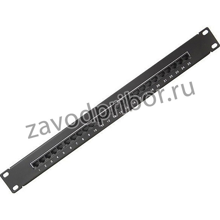 Патч-панель телефонная 19 25 портов RJ-45 категория 3 DUAL IDC SINELLS MFG-5531dual