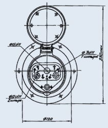 ШРА-800-10ВК вилка
