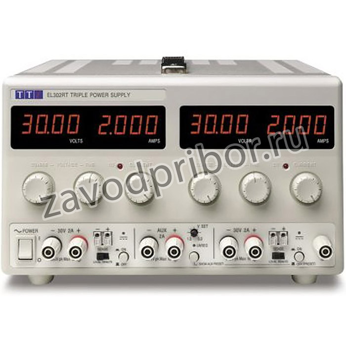 EL302RT, EL302RT Digital Bench Power Supply, 0 30V, 0 2A, 3-Output, 130W
