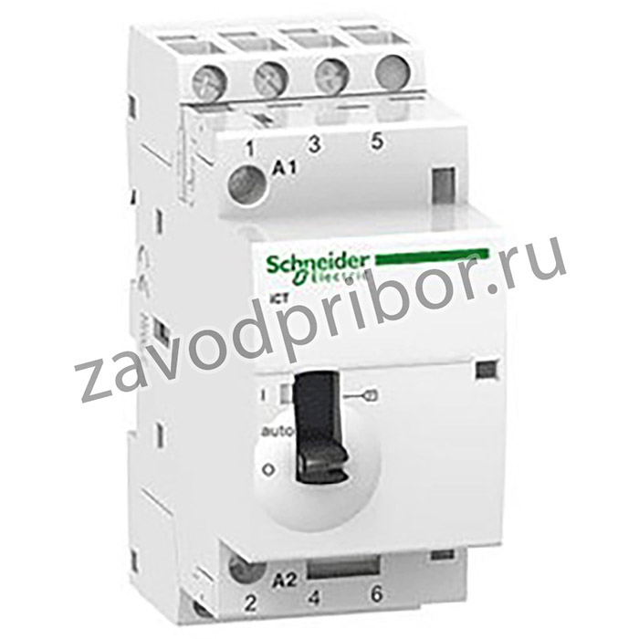 A9C21833, Schneider Electric Контактор модульный ручного управления iCT25A 3НО 220/240В АС A9C21833 (аналог Multi9 15982)