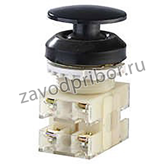 Кнопка ВК-30-10-11130-54 У2 черн. 1з+1р гриб без фиксации IP54 10А 660В Электротехник ET053191