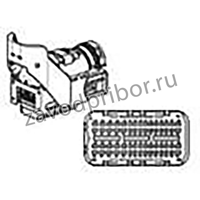 284742-1, Conn Housing RCP 60 POS Crimp RA Cable Mount Black Box Automotive