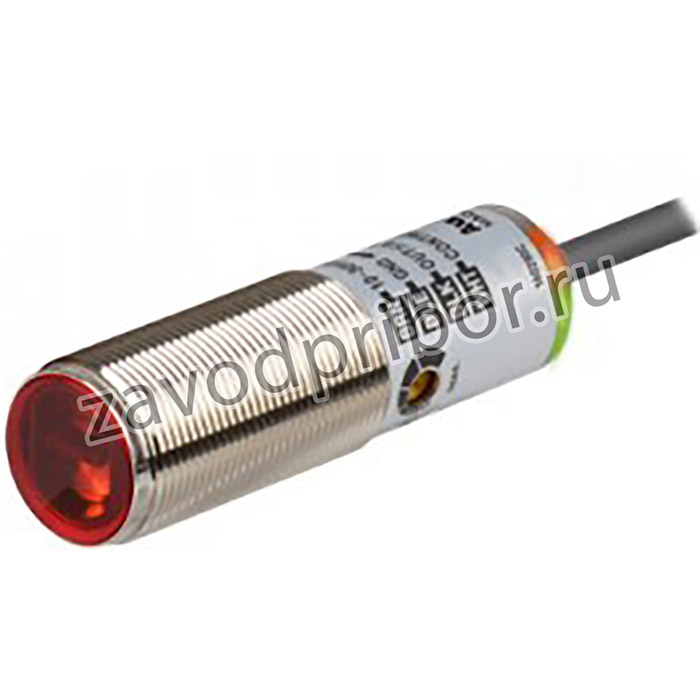 BRQM3M-PDTA-P 10-30VDC фотодатчик корпус М18х1, длина 67 мм, 0,1...3м, отражение от зеркала (с поляриз.фильтром), PNP, NO + NC, 12-24VDC, с