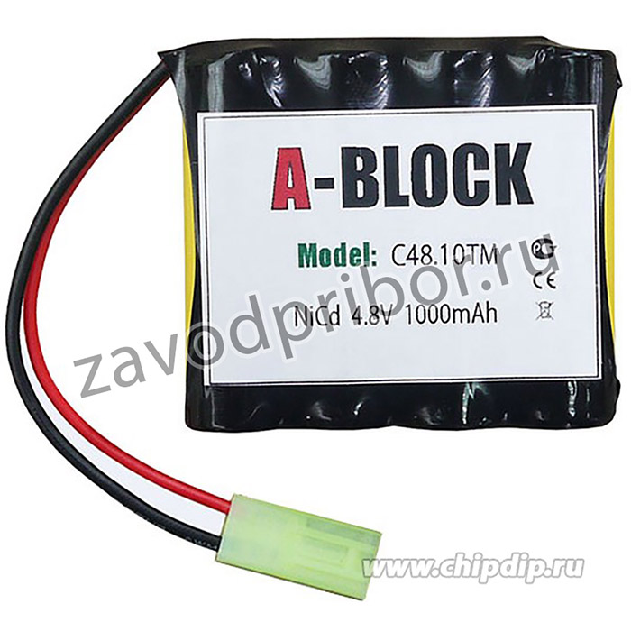 A-BLOCK C48.10TM, Аккумуляторная сборка NiCd 4.8V 1000mAh