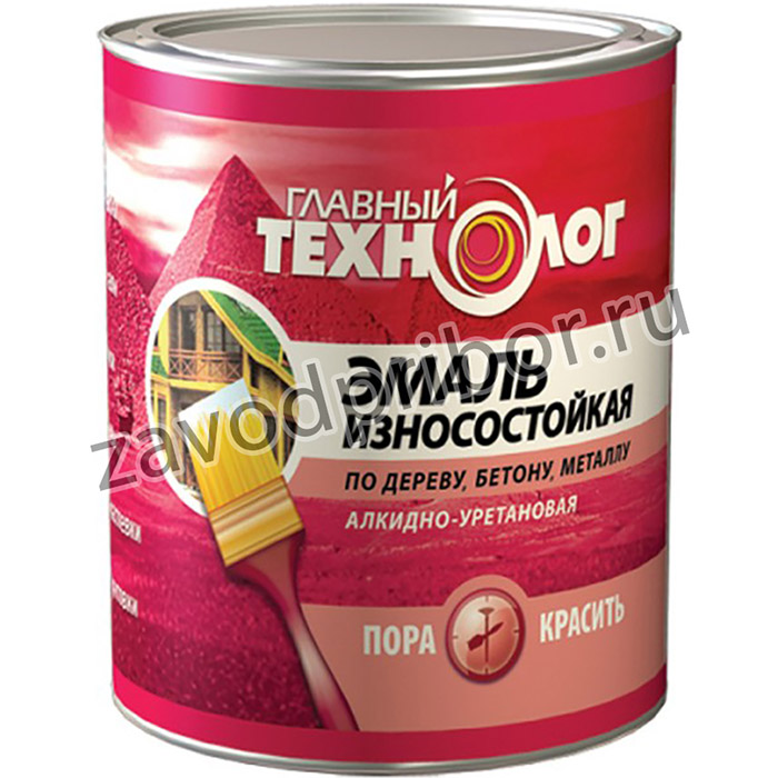 ЭМАЛЬ ИЗНОСОСТОЙКАЯ АЛКИДНО-УРЕТАНОВАЯ ЧЕРНАЯ 0,75 Л 1235
