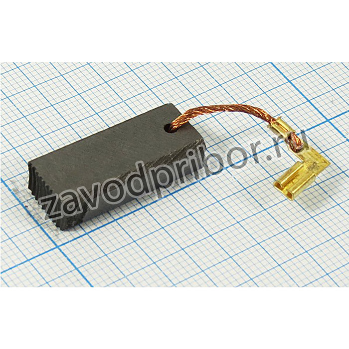 щетка для двигателей 6.0x11x25мм для Makita CB350; двиг щетка\ 6,0x11x25\клем/гн 2,8\угл\CB350\