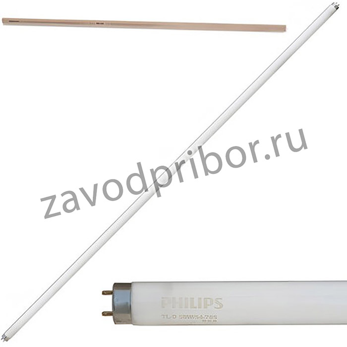 Лампа люминесцентная PHILIPS TL-D 58W/54-765, 58 Вт, цоколь G13, в виде трубки 150 см, холодный дневной свет, 815900