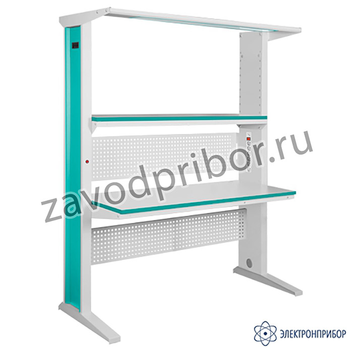 ГМ-18-7/ПР ESD — стол рабочий ГАММА с правосторонним электроблоком, антистатическое исполнение