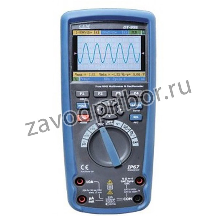 DT-9989 Мультиметр-осциллограф, профессиональной цветной цифровой