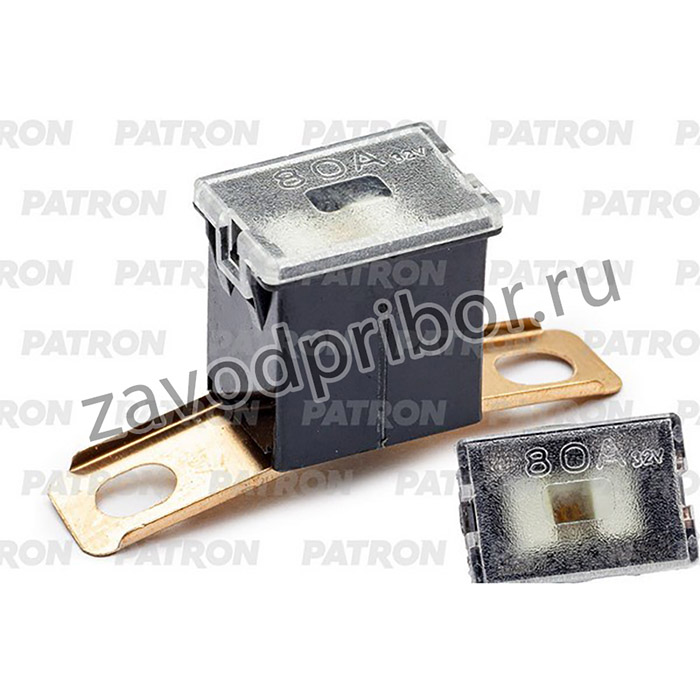 PFS130, Предохранитель блистер 1шт PLA Fuse (PAL298) 80A черный 36x12x21.5mm