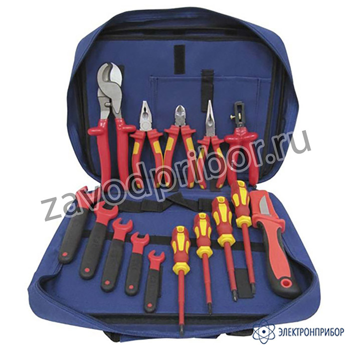 Набор диэлектрического инструмента 15 предметов (аналог Knipex 1000V KN-989913)