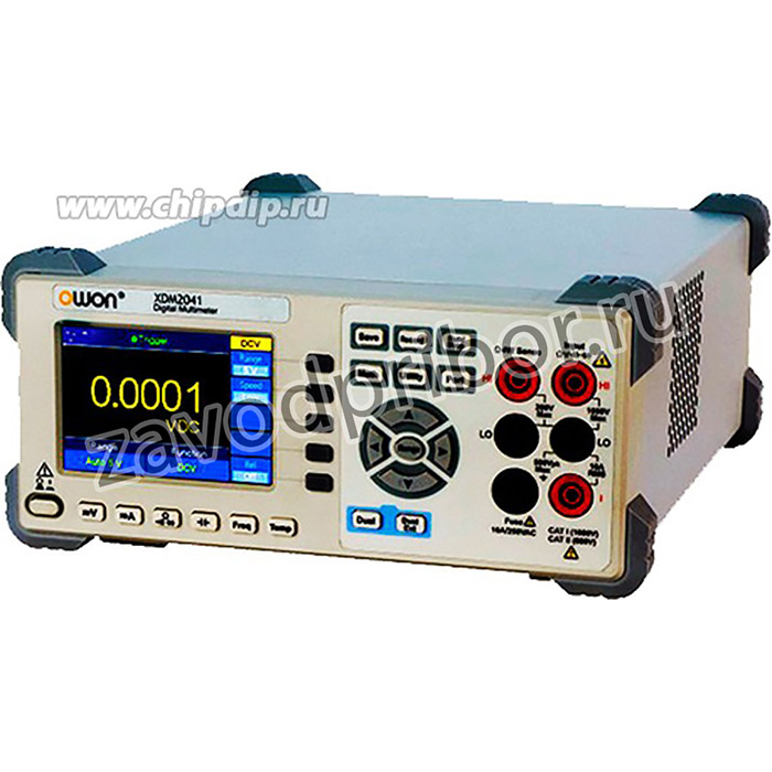 XDM2041, Мультиметр настольный; LCD 4,5" (480x320); ВAC: 500м-750В