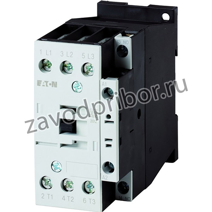 Контактор DILM25-10(110V50HZ, 120V60HZ), 3P, 25A/(40A по AC-1), 11kW(400VAC), 110V50Hz/120V60Hz, 1NO