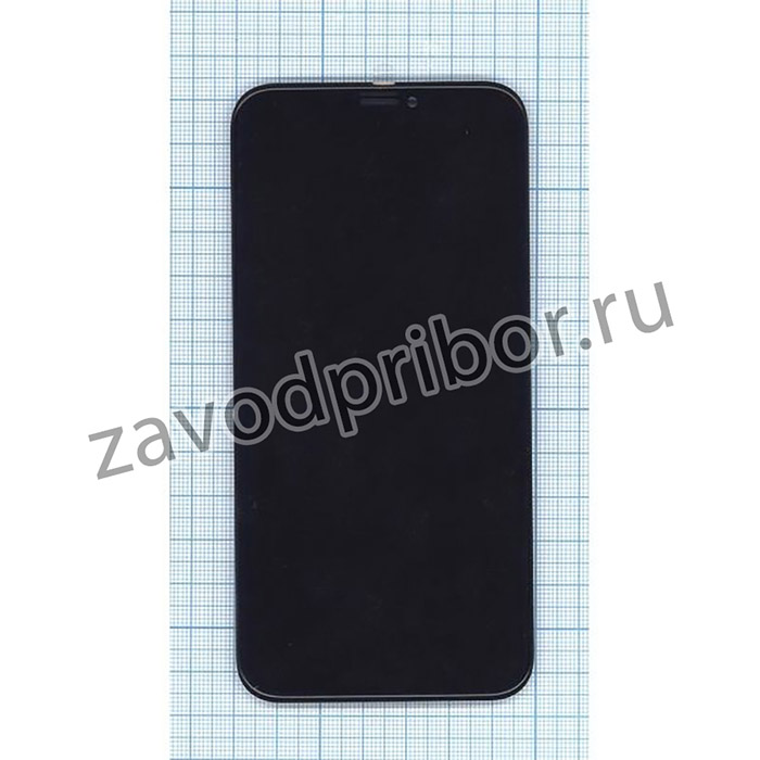 Дисплей (экран) в сборе с тачскрином для iPhone X черный (Amoled GX)