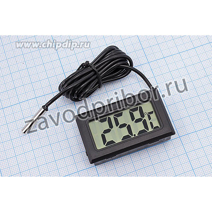 Термометр -50~70C\встраив\ NG-FY10\чер,датч 1м; приб термометр\-50~70C\ встраив\NG-FY10\чер,датч 1м