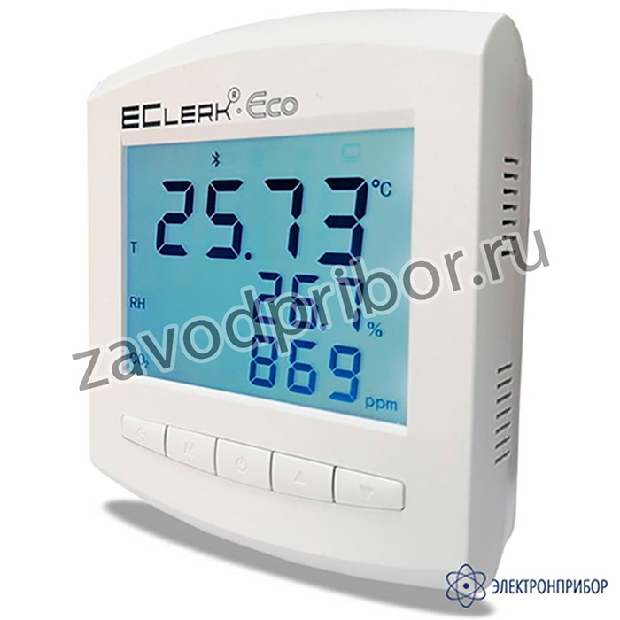 EClerk-Eco-RHTC — измеритель температуры, влажности и концентрации CO2