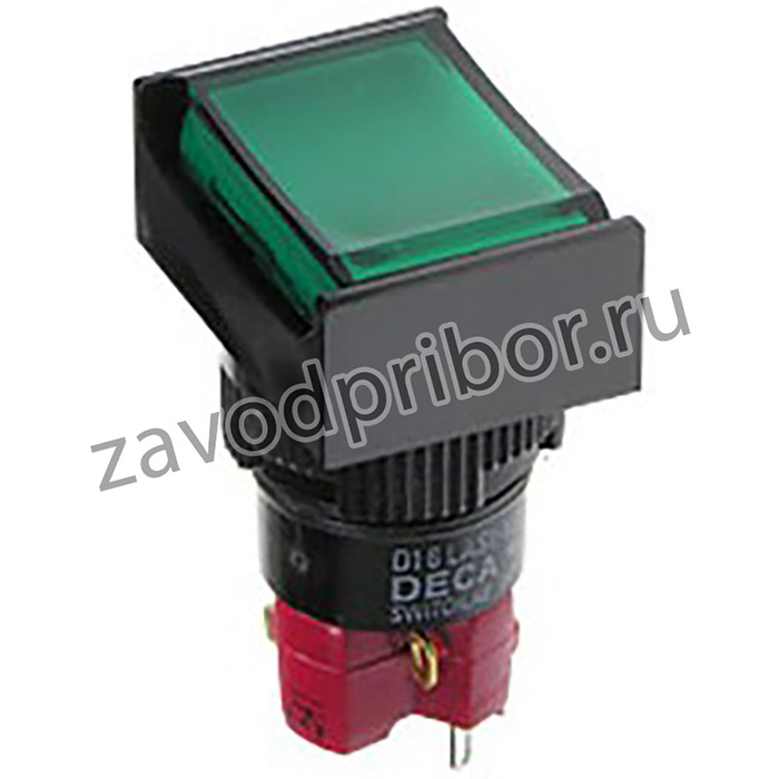 D16LMT2-1ABHG, кнопка без фиксации с LED подсветкой 250В 5А