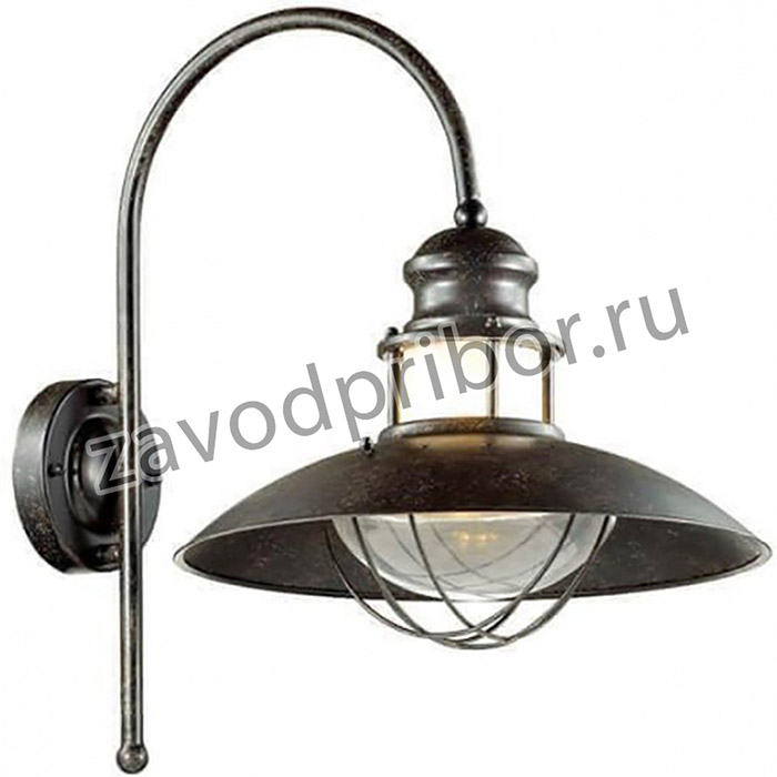 Odeon Light 4164/1WA ODL19 694 коричневый/прозрачный Уличный настенный светильник IP44 E27 1*60W DANTE