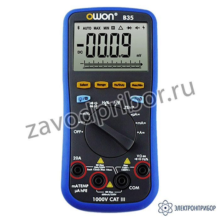 B35T+ — мультиметр цифровой True RMS с Bluetooth