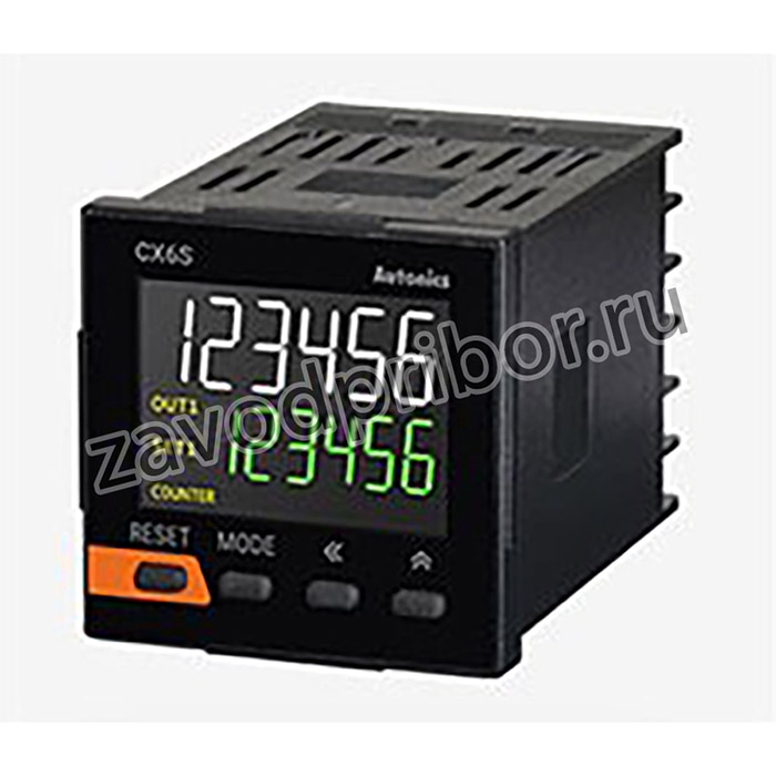 CX6S-1P4 100-240VAC Счетчик-таймер цифровой, 6-ти разрядный, корпус 48x48мм, выход с одной настройкой, питание 100…240V AC, входной сигнал н