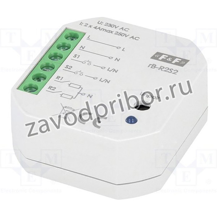 RB-R2S2, Реле, PROXI, IP20, 230ВAC, SPST-NO, для встроенного монтажа, OUT: 2