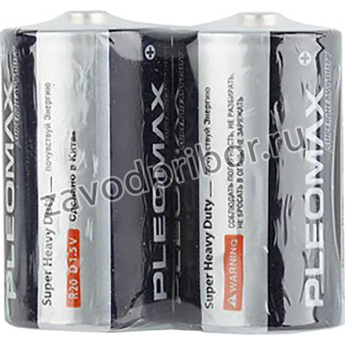 Батарейки Pleomax R20-2S SUPER HEAVY DUTY Zinc