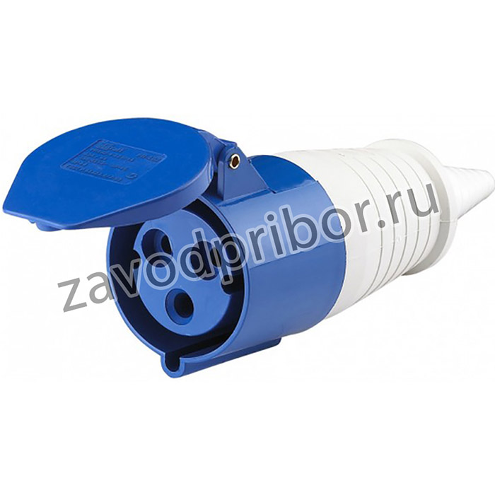 DEKraft Розетка переносная 223 2Р+РЕ 32А 220В IP44 РП-102