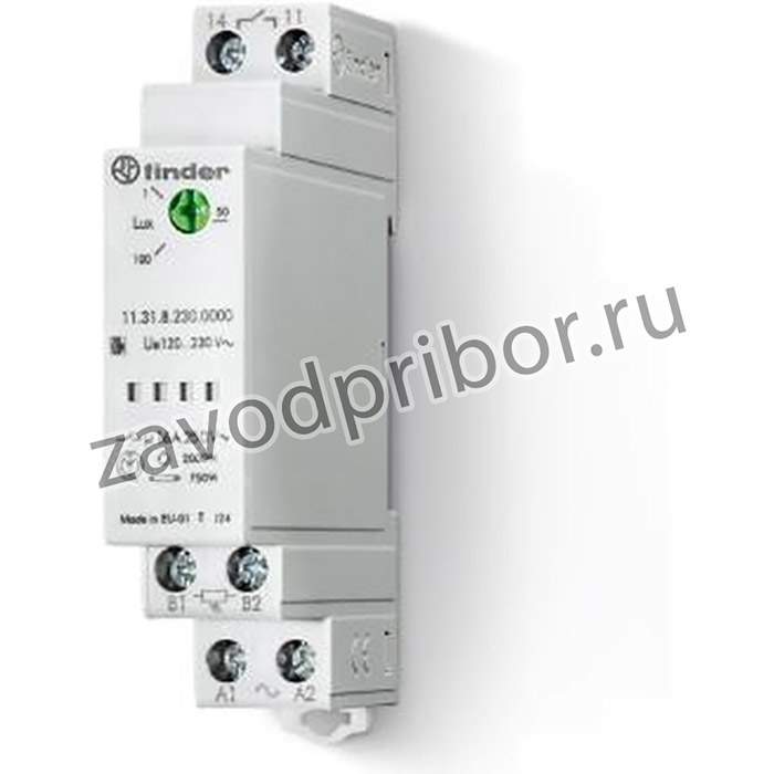 11.31.0.024.0000, Сумеречный выключатель; IP20; 24ВAC; 24ВDC; SPST-NO; DIN; -20-50°C