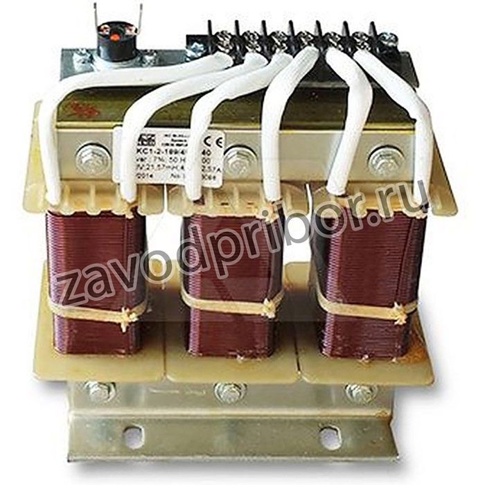 Дроссель защитный TKA1-28,1-189/400/440, трехфазный, 28.1kVAr, 189Hz (p=7%), 400/440VAC, материал намотки (Al), термозащита Tmax=130°C, IP00
