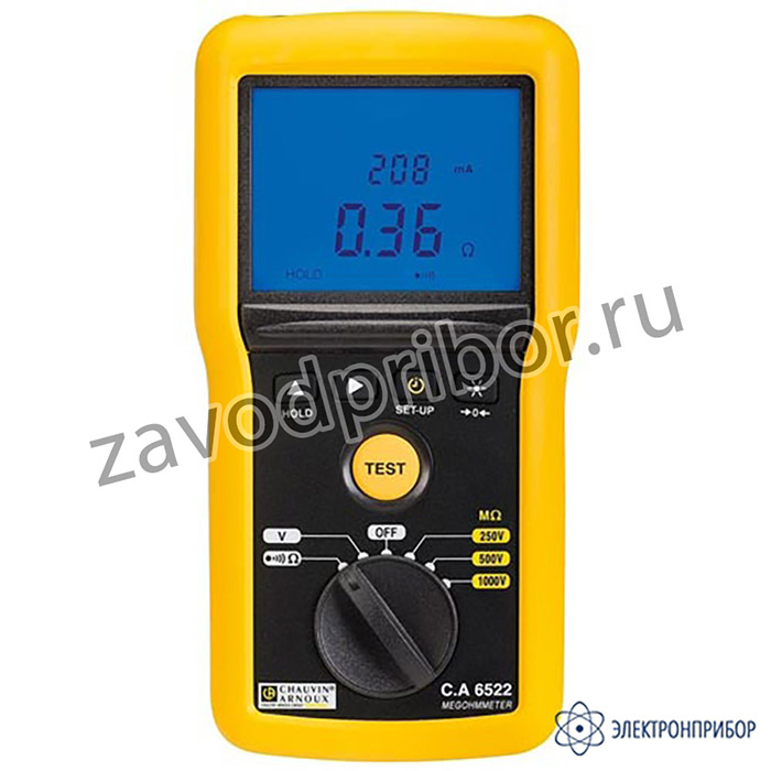 C.A 6522 — измеритель сопротивления изоляции