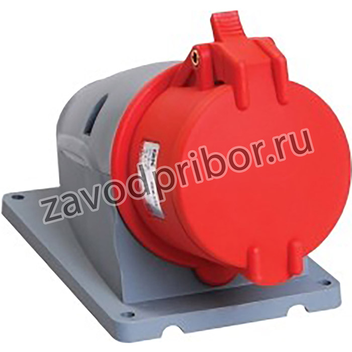 PSN12-032-4, MAGNUM Розетка стац. ССИ-124 32А-6ч 380В 3P+PE IP44 IEK