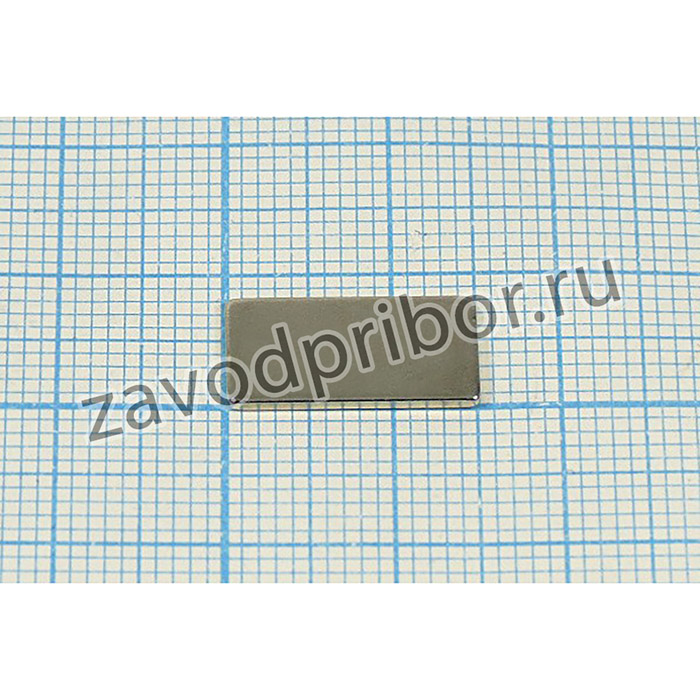 Магнит 15,0x 8,0x 1, параллелепипед, Ni, класс N38