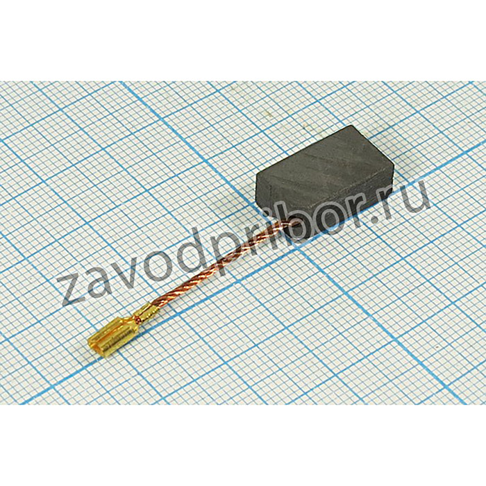 Щетка для электродвигателя 6,3x10x16, контакт: клемма гнездо 2,8, 823-826