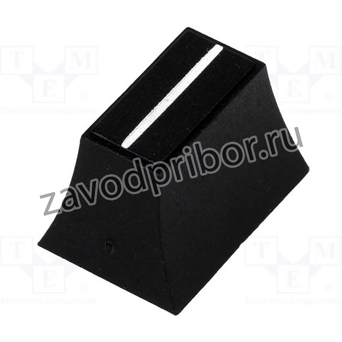 CS2/6-BLK, Ручка: движок, Цвет: черный, 20x14x13мм, Мат-л: пластик