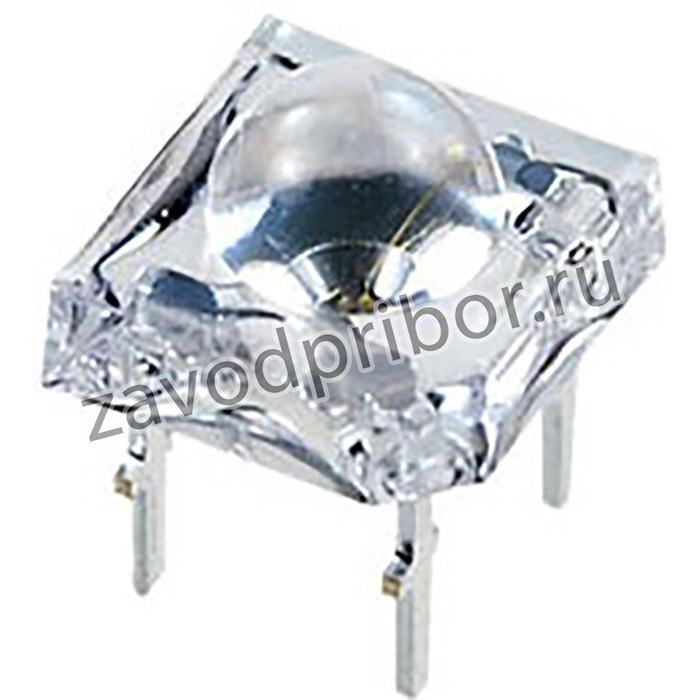ARL2-7605NG4, светодиод пиранья 5мм зелёный 515-525нм, 3.5Лм, 3.2-3.8v, 100