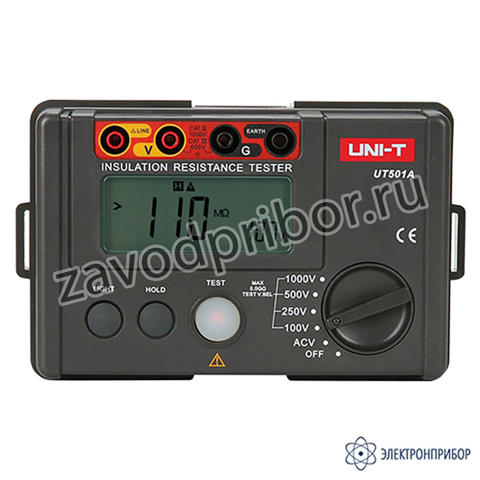 UNI-T UT501A — измеритель сопротивления изоляции цифровой
