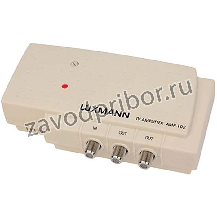 Антенный усилитель на 2 устройства, коэффициент усиления 2 x 20dB, AMP102; ант усил 2TV\\2x20дБ\\\\AMP102