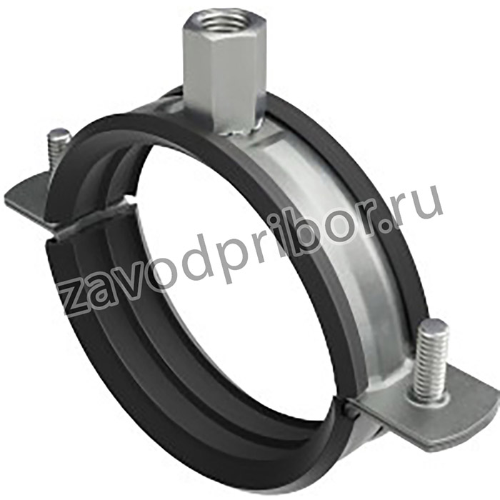 Хомут для средних нагрузок с изоляцией с гайкой М8 для труб d1 1/4дюйм DKC BHM21114